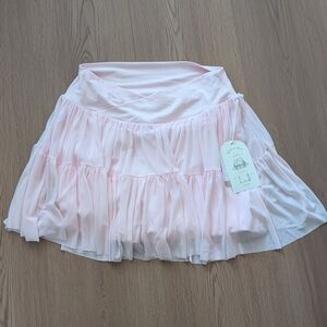 New Blogilates Women's Ballerina Skort Athletic Activewear Light Pink Medium